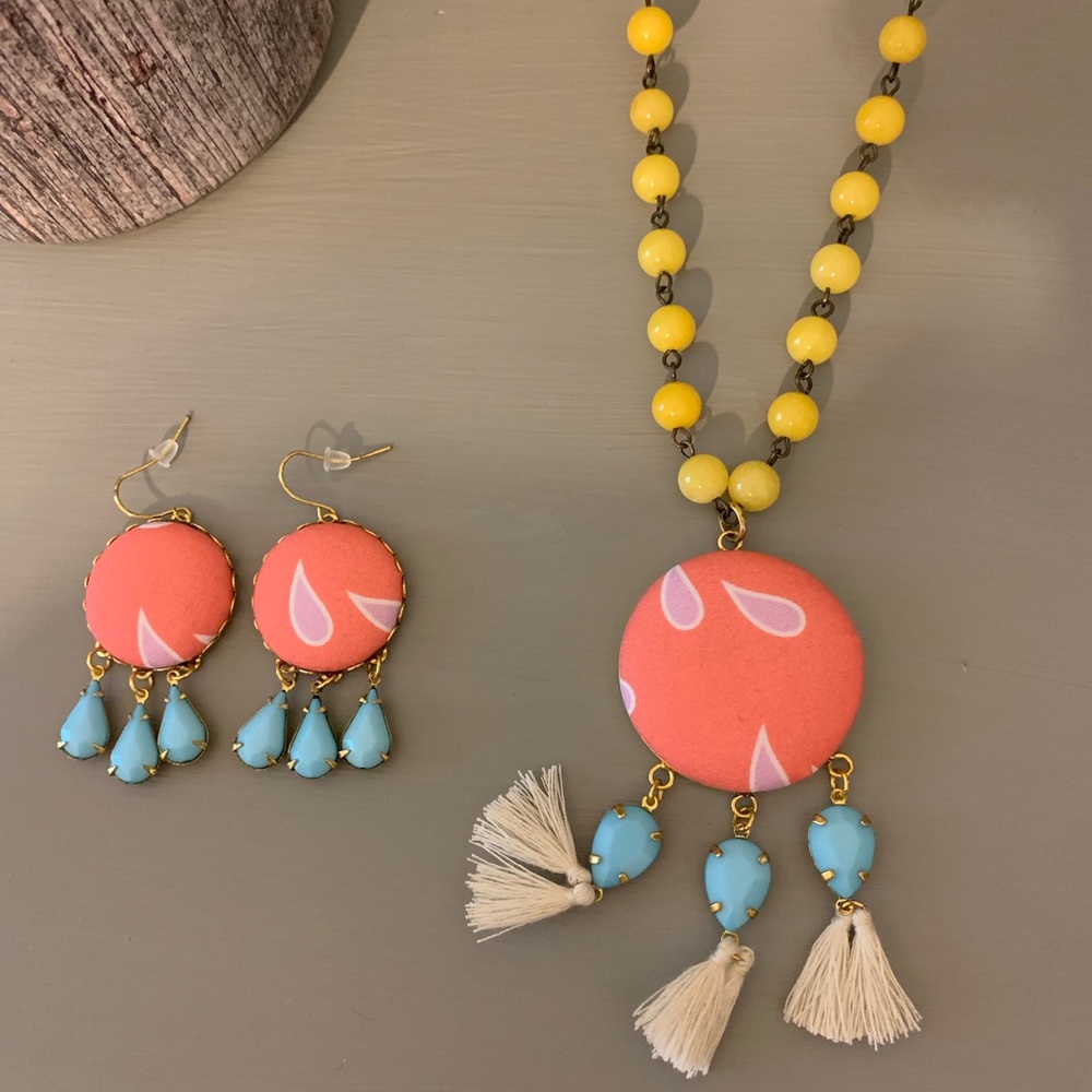 Plunder Necklace & Earrings Set